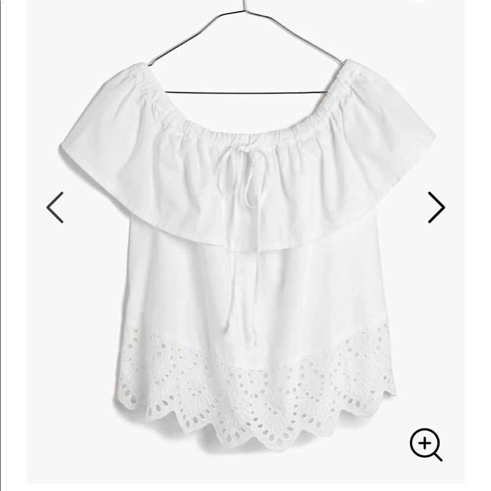 Madewell Off the Shoulder Top - Picture 3 of 5